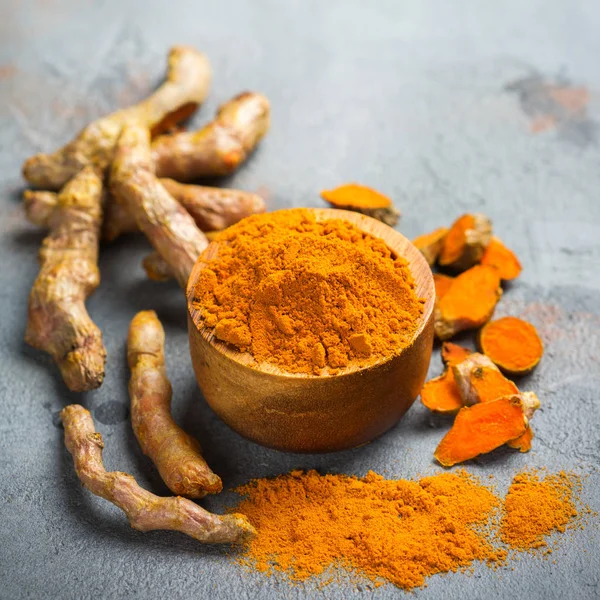 Ham zerdeçal kökü curcuma longa tozu