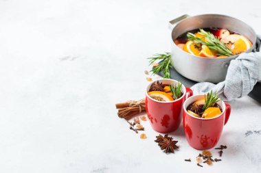 Noel sıcak içecek, mulled şarap malzemeler