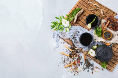 Japon Çin Bitkisel masala çay çaydanlık yelpazesi