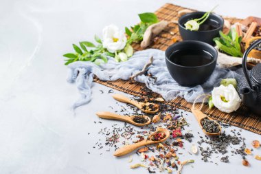 Japon Çin Bitkisel masala çay çaydanlık yelpazesi