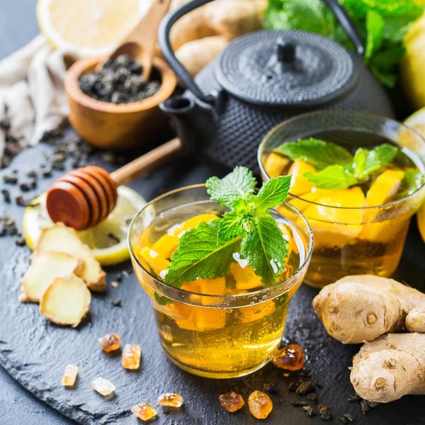 Japon Çin çay çaydanlık limon zencefil nane canım