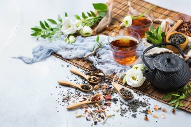 Japon Çin Bitkisel masala çay çaydanlık yelpazesi