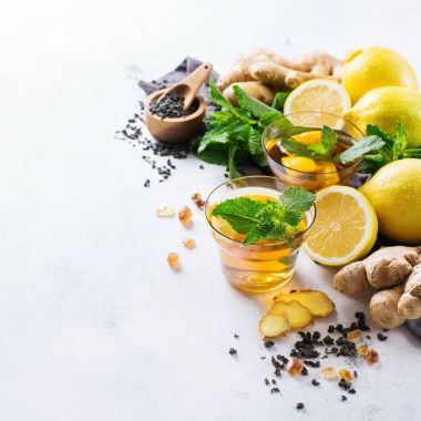 Zencefil limon nane ile Japon Çin çay