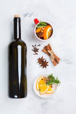 Noel sıcak içecek, mulled şarap malzemeler