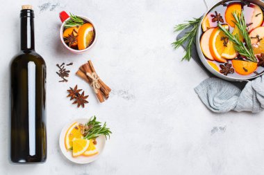 Noel sıcak içecek, mulled şarap malzemeler