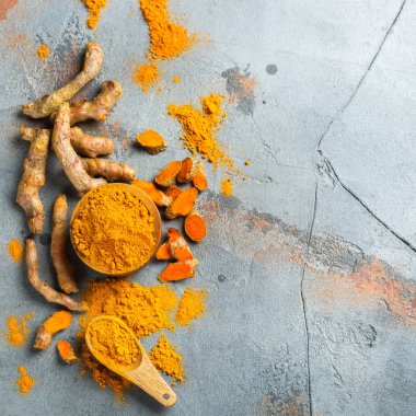 Ham zerdeçal kökü curcuma longa tozu