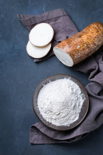 Masakan Brazil Makanan Ringan Latin Yucca Yuca Singkong Tepung Manioca — Stok Foto