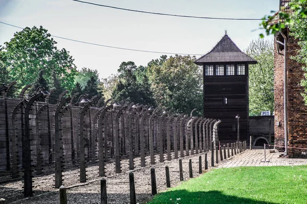 Auschwitz Birkenau Campo Exterminio Campo Concentración Polonia Campo Concentración Nazi —  Fotos de Stock