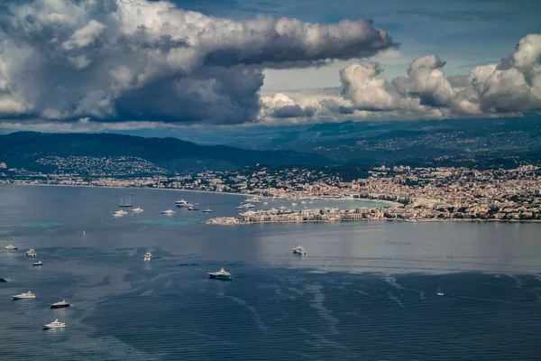 Cannes Francia Costa Azzurra Bella Vista Panoramica Cannes Vista Panoramica — Foto Stock