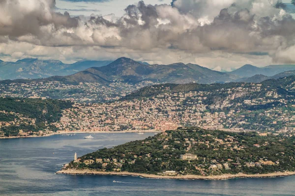 Bien Joué France Côte Azur Belle Vue Panoramique Sur Nice — Photo