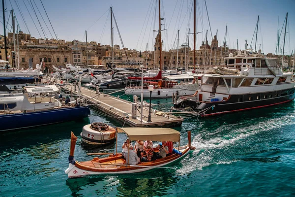 Three Cities Birgu Vittoriosa Senglea Isla Bormla Cospicua Malta Beautiful — Stock Photo, Image