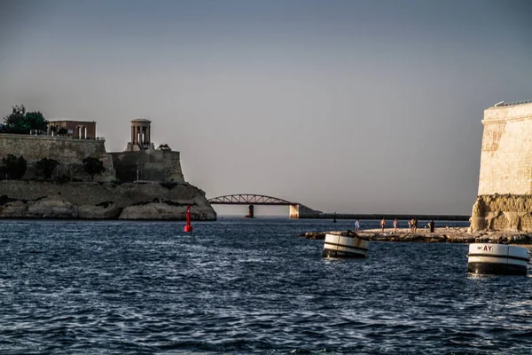 Trzy Miasta Birgu Vittoriosa Senglea Isla Bormla Cospicua Malcie Piękny — Zdjęcie stockowe