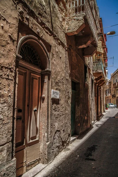 Birgu Malta Uma Das Três Cidades Atrações Maltesas Vittoriosa Baía — Fotografia de Stock