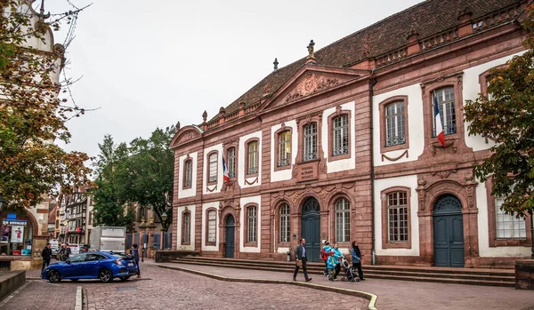 Stare Miasto Colmar Alzacja Francja Petite Venice Kanał Wodny Tradycyjne — Zdjęcie stockowe