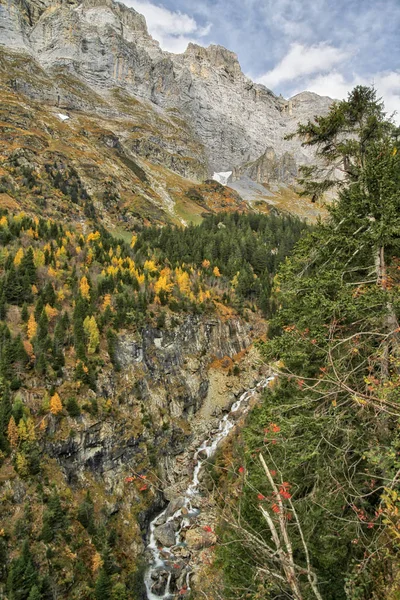 Paisaje Mágico Suiza Con Las Montañas Los Alpes Suizos Europa —  Fotos de Stock