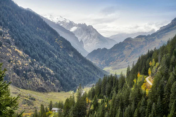 Magical Switzerland landscape with the mountains in the Swiss Alps, Europe. Steingletscher Kurve, central Switzerland. Beautifull Swiss nature