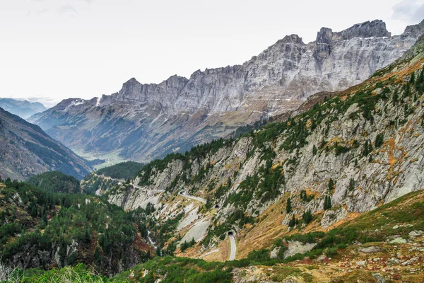 Magical Switzerland landscape with the mountains in the Swiss Alps, Europe. Steingletscher Kurve, central Switzerland. Beautifull Swiss nature