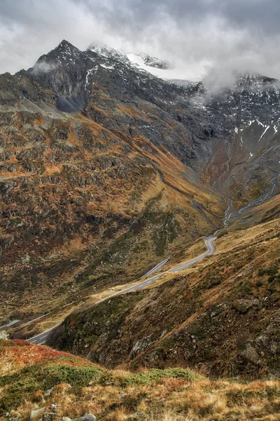 Sviçre Nin Büyülü Manzarası Sviçre Alpleri Avrupa Dağlar Steingletscher Kurve — Stok fotoğraf