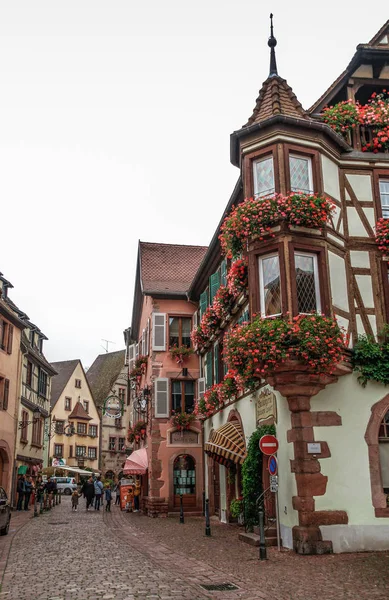 Kaysersberg Los Pueblos Más Hermosos Francia Alsacia Ruta Del Vino — Foto de Stock