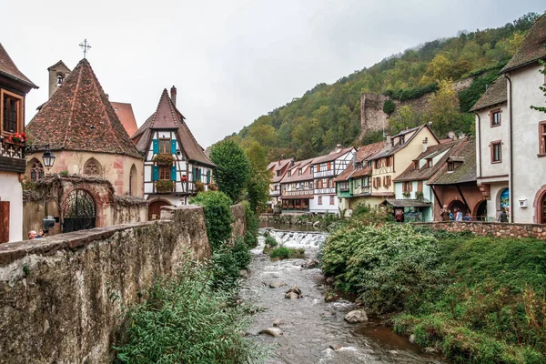 Kaysersberg One Most Beautiful Villages France Alsace Alsace Wine Route — Stock Photo, Image