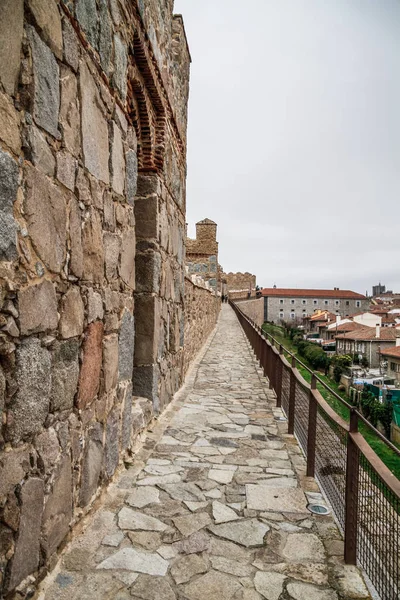 Gamla Historiska Staden Avila Castilla Leon Spanien Berömd Medeltida Mur — Stockfoto