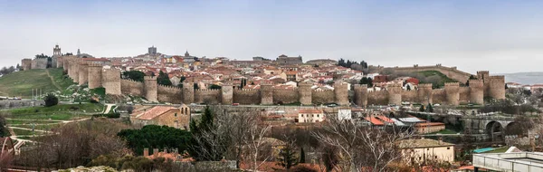 Antigua Ciudad Histórica Ávila Castilla León España Famoso Por Murallas — Foto de Stock