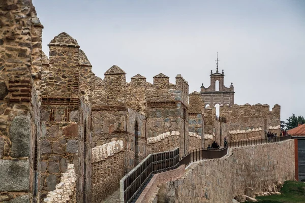 Старый Исторический Город Авила Кастилия Леон Испания Известный Средневековой Стеной Стоковая Картинка