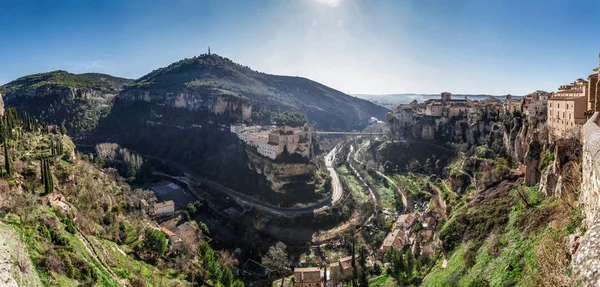 Ciudad Histórica Cuenca España Castilla Mancha Castilla Mancha España Casas — Foto de Stock