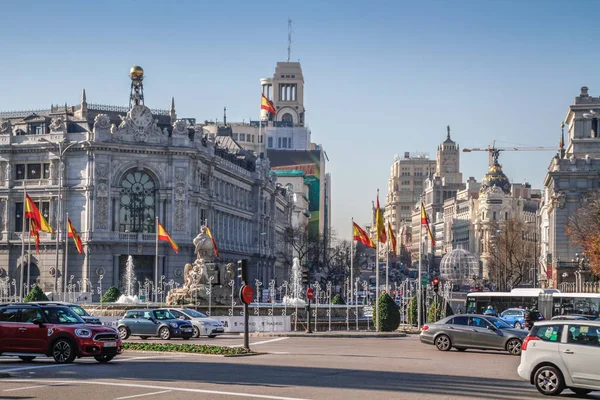 Centro Madrid Antiguas Acogedoras Calles Edificios Madrid España Arquitectura Punto — Foto de Stock