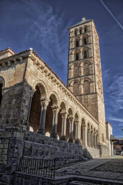 Segovia Spanya Plaza Del Azoguejo Meydanı Ndaki Antik Roma Kemeri — Stok fotoğraf