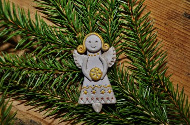 Noel kompozisyonu. Noel, kış, yeni yıl.