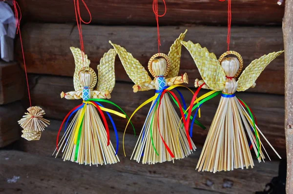 Handgjorda änglar från Ukraina. — Stockfoto