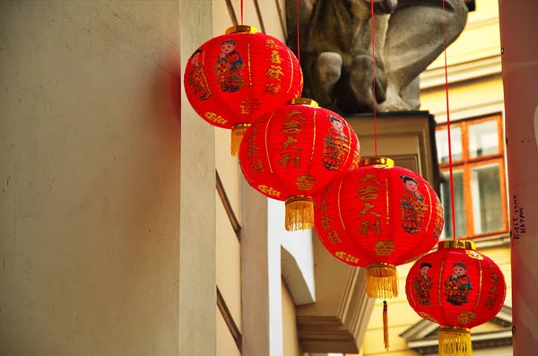 Китайские новогодние фонари . — стоковое фото