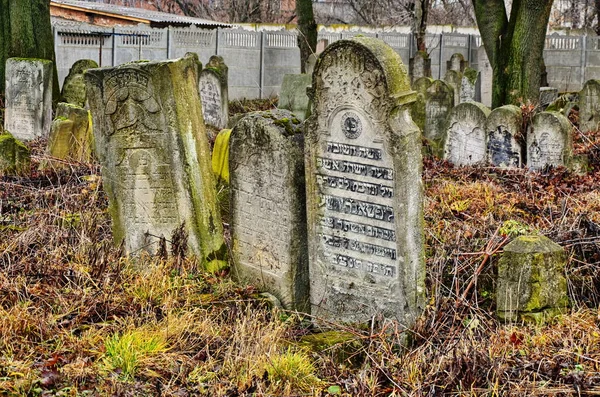 Il vecchio cimitero ebraico di Zdolbunowe . — Foto Stock