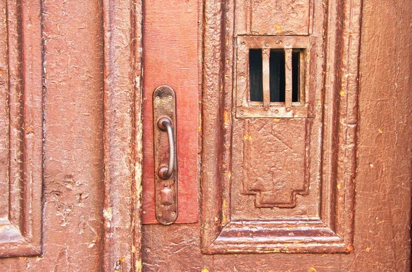 Una Vecchia Porta Antica Dei Secoli Passati Frammenti Porte Vintage — Foto Stock