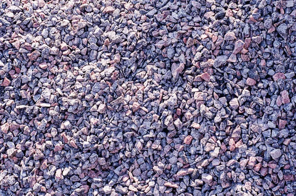 Textura de grava de granito en grandes cantidades como fondo — Foto de Stock