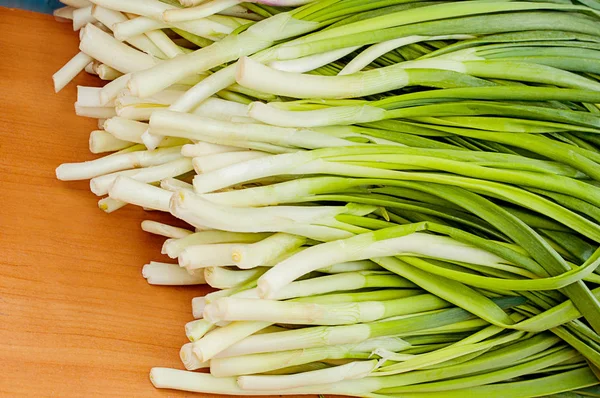 Green onions and dill — Stock Photo, Image
