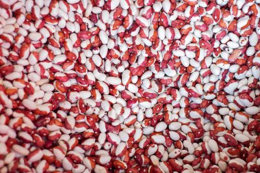 Arkaplan olarak kırmızı fasulye