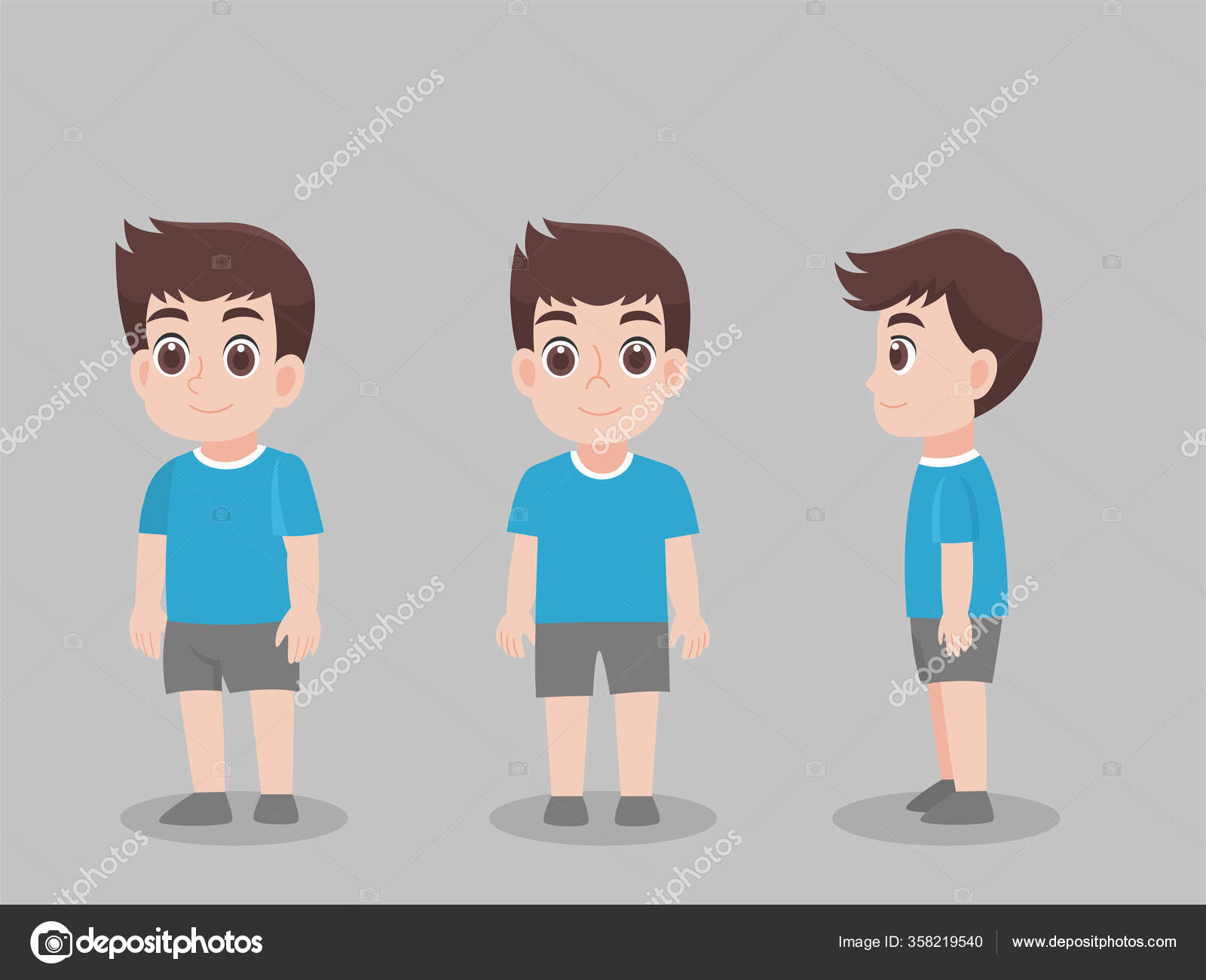 Set Character Children Boy Cartoon Concept Character Pose Front Side Stock Vector Image by ©PoiNatthaya #358219540 Set Character Children Boy Cartoon Concept Character Pose Front Side Stock Vector Image by ©PoiNatthaya #358219540