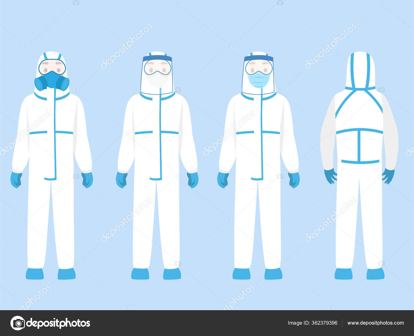 Set People Character Wearing Ppe Personal Protective Suit Clothing Isolated Stock Vector Image by ©PoiNatthaya #362379396 Set People Character Wearing Ppe Personal Protective Suit Clothing Isolated Stock Vector Image by ©PoiNatthaya #362379396