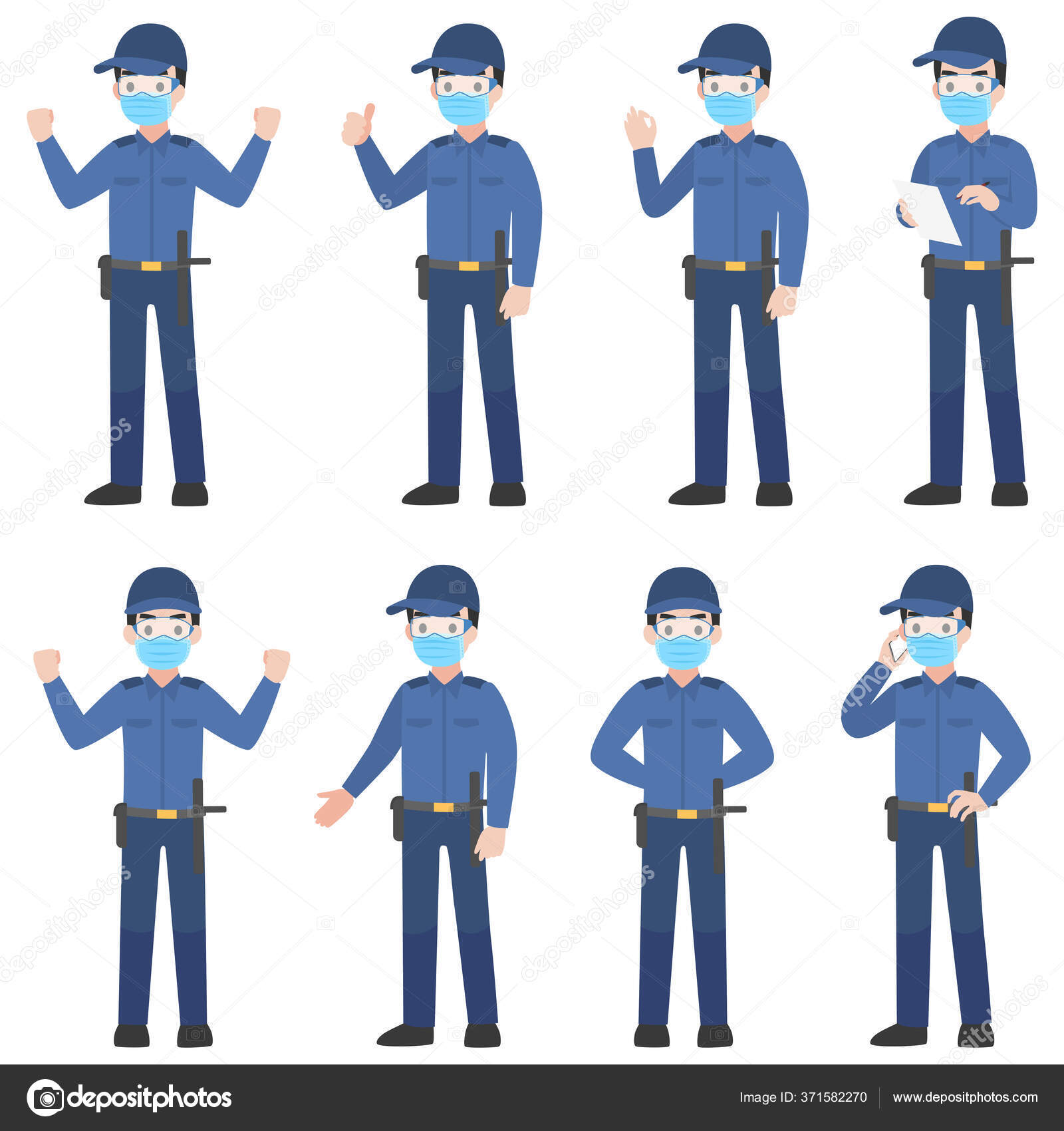 Free: Character poses illustration Free Vector - nohat.cc