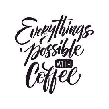 Elle çizilmiş harflerle vektör illüstrasyonu. Baskı ve posterler, menü tasarımı, davetiye ve tebrik kartları için 