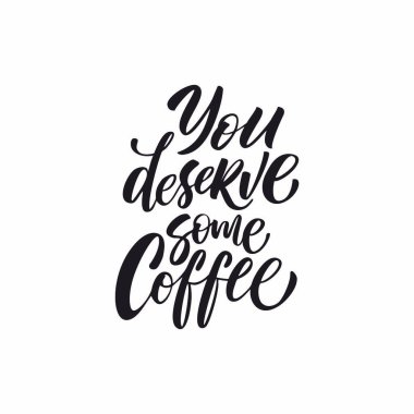 Elle çizilmiş harflerle vektör illüstrasyonu. 