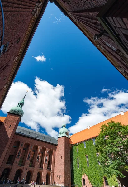 Stadhuis van Stockholm in Zweden — Stockfoto