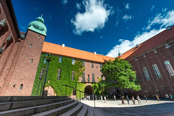Stockholmer Rathaus in Schweden — Stockfoto