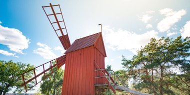 Skansen open-air museum in Stockholm clipart