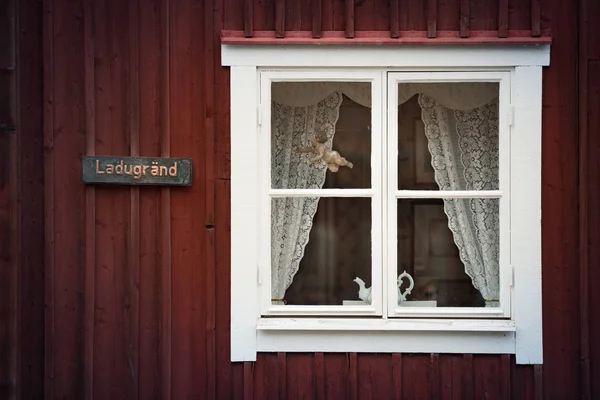 Casa tradicional na Suécia, Europa — Fotografia de Stock