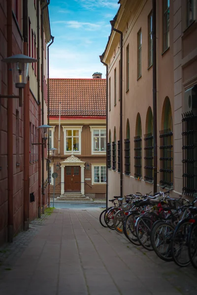 Stare Miasto ulica w Örebro, Szwecja — Zdjęcie stockowe