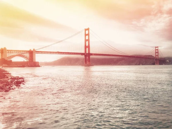 San Francisco Golden Gate Bridge w California Usa — Zdjęcie stockowe