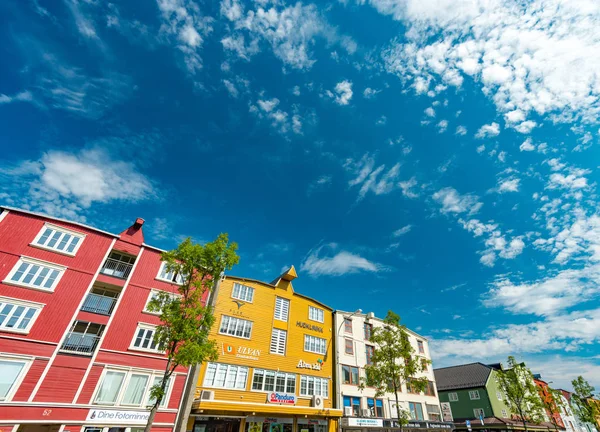 Trondheim Altstadtblick. Norwegen, Skandinavien, Europa — Stockfoto